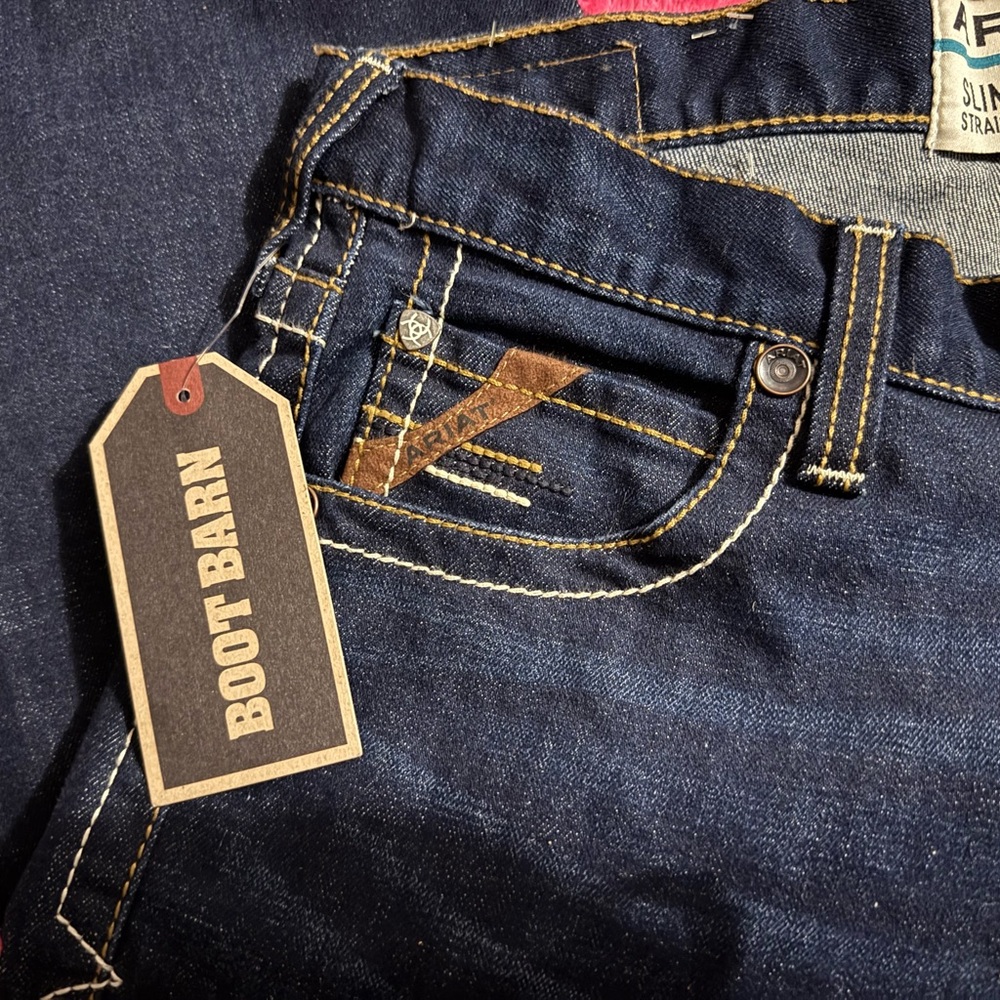 Ariat Men's Dark Blue Bootcut Jeans